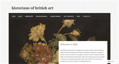 Desktop Screenshot of historiansofbritishart.org